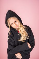 Bluza z kapturem Czarna Basic - obrazek 4