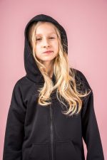 Bluza z kapturem Czarna Basic - obrazek 6