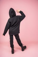 Bluza z kapturem Czarna Basic - obrazek 7