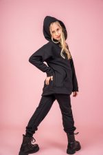 Spodnie Czarne Basic - obrazek 6