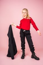 Bluza z kapturem Czarna Basic - obrazek 10