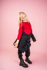 Longsleeve Czerwony Basic - obrazek 4