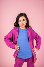 Bluza z kapturem Fuksja Basic - obrazek 3