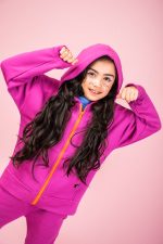 Bluza z kapturem Fuksja Basic - obrazek 7