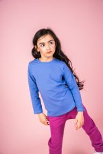 Longsleeve Niebieski Basic - obrazek 7