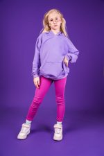 Legginsy Ściągaczowe Fuksja Basic - obrazek 2