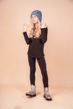 Legginsy Czekoladowe Basic - obrazek 3