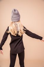 Longsleeve Czekoladowy Basic - obrazek 5