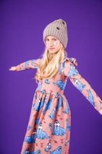 Beige Walrus Long-sleeved dress - Image 5