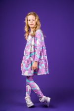 Legginsy Rożowy Niedźwiedź Polarny - obrazek 3