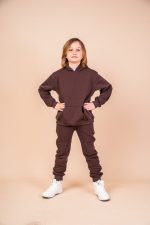 Spodnie Czekoladowe Basic - obrazek 2