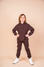 Bluza Kangurka Czekoladowa Basic - obrazek 3