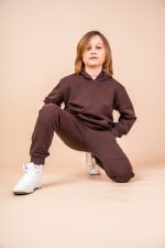 Bluza Kangurka Czekoladowa Basic - obrazek 4