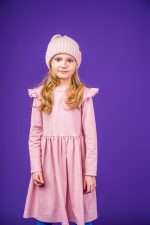 Dusty Rose LS dress - Image 3