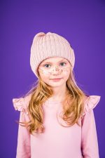 Czapka Różowa z wełny merino MULESING FREE - obrazek 5