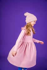 Dusty Rose LS dress - Image 4