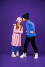 Czapka Granatowa z wełny merino MULESING FREE - obrazek 4