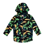 Black Toucan Zipped Hoodie