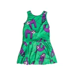 Green Sloth Swim Dress UPF50+