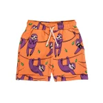 Orange Sloth Shorts