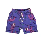 Purple Sloth Shorts