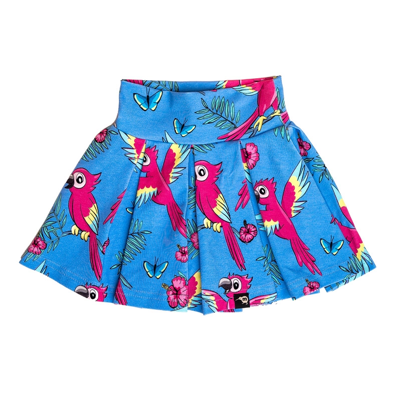 ss24skpabl Blue Parrot Skort - Image 1