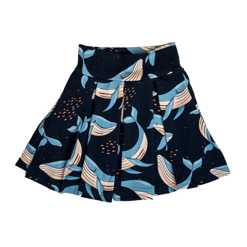 ss24skwhna Navy Whale Skort - Image 1