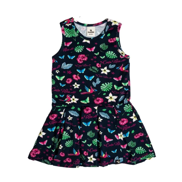 Sukienka na ramiączka Costa Rica Granatowa