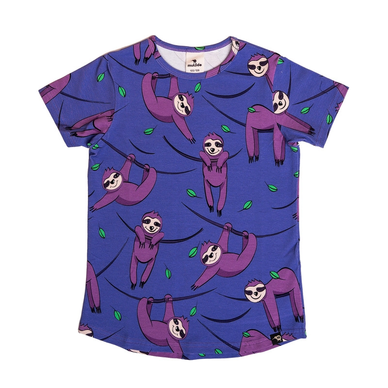 ss24tsslpu Purple Sloth T-shirt - Image 1