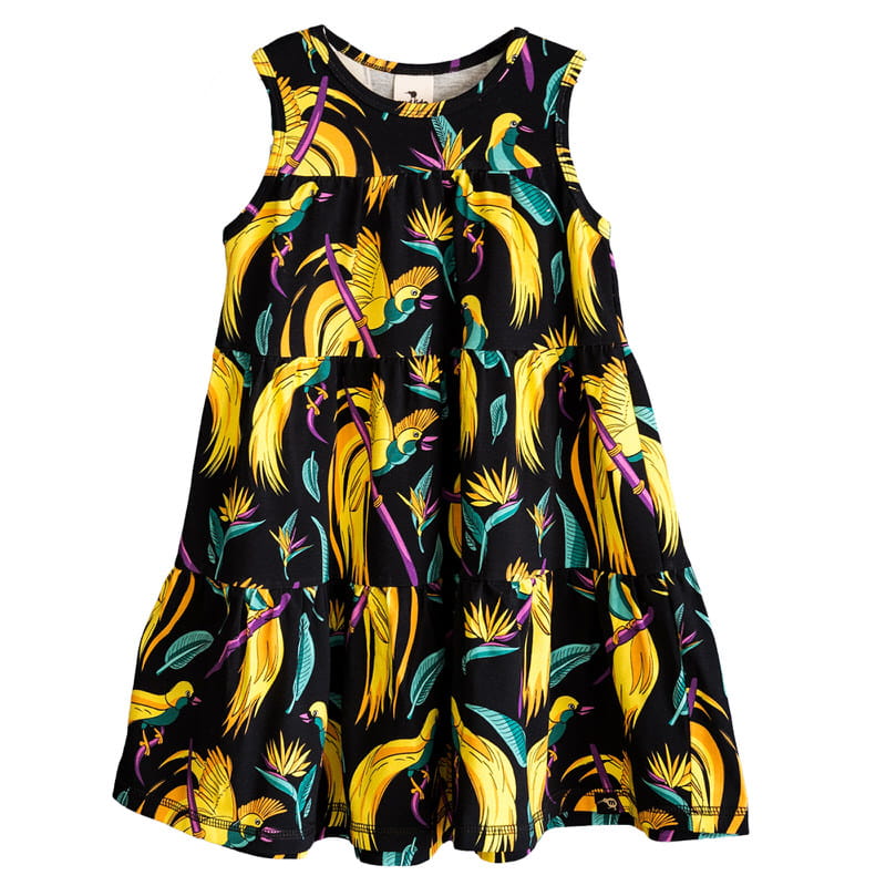 ss25albibl Sukienka A-line Czarny Cudowronek (1) - obrazek 1