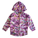 Bluza z kapturem na zamek Fioletowe Ośmiornice