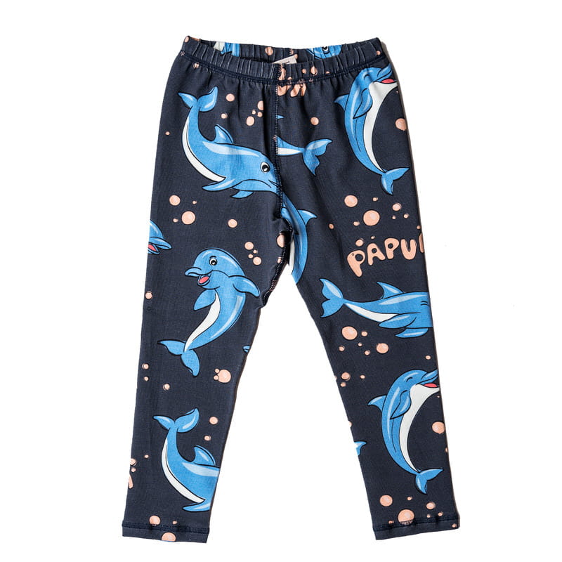 ss25ledobl Legginsy Czarny Delfin - obrazek 1