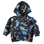 Bluza Kangurka Czarny Delfin