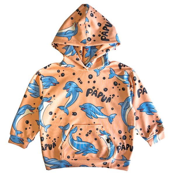 Bluza Kangurka Brzoskwiniowy Delfin (1)