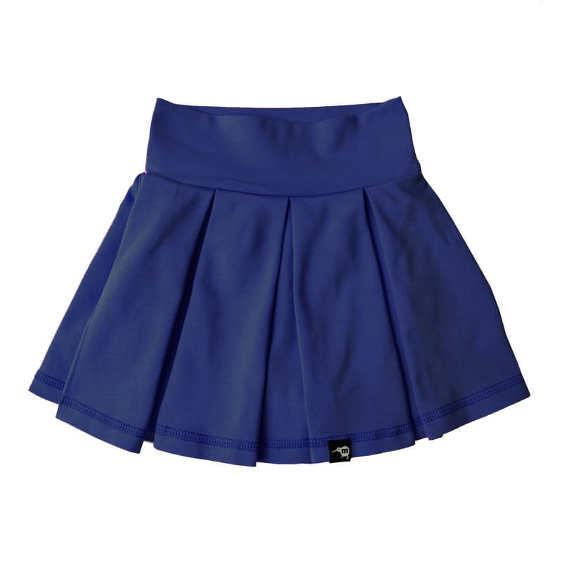 ss25skbana2 Spódniczka z szortami Granatowa - obrazek 1