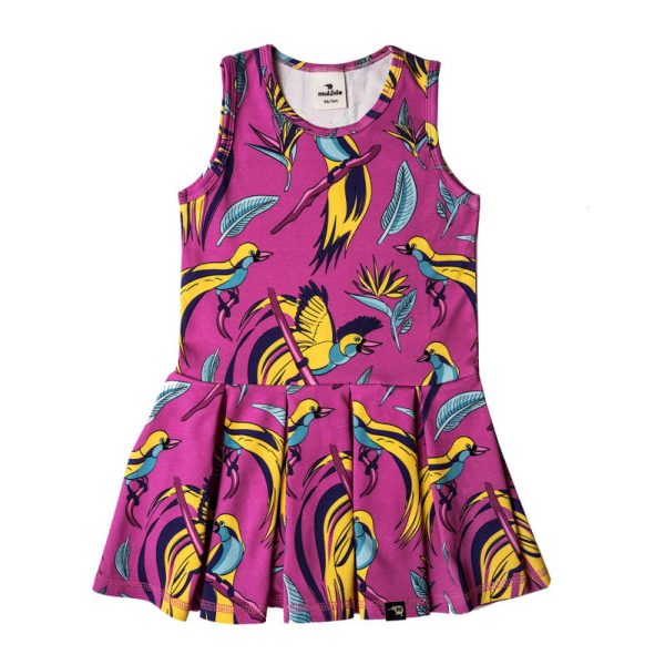 Sukienka na ramiączka Fioletowy Cudowronek