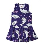 Sukienka na ramiączka Fioletowy Delfin