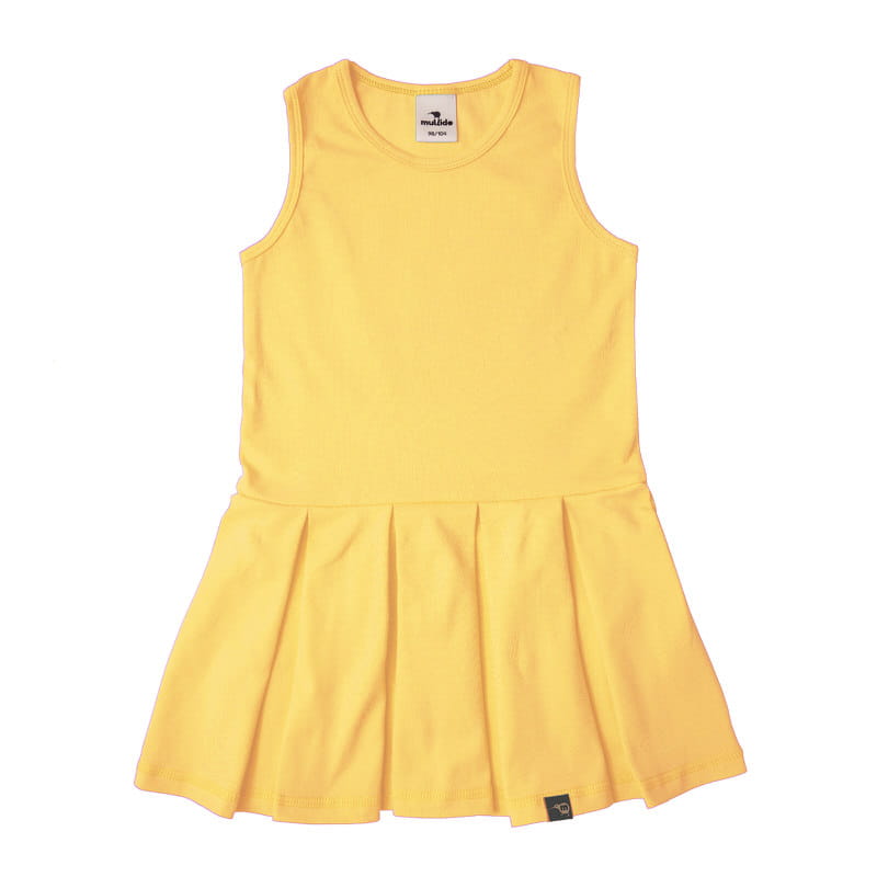 ss25suyeba Sukienka na ramiączka Żółta - obrazek 1