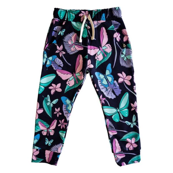 Spodnie Granatowe Motyle (1)