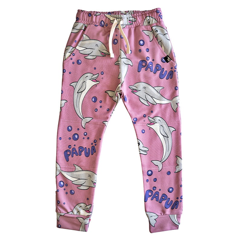 ss25trdopi Spodnie Różowy Delfin - obrazek 1