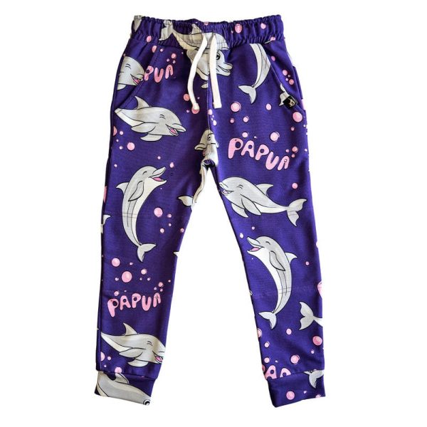 Spodnie Fioletowy Delfin