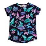Navy Butterflies t-shirt