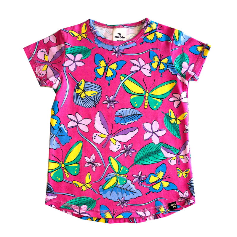 ss25tsbupi T-shirt Różowe Motyle (1) - obrazek 1