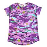 T-shirt Fioletowe Ośmiornice