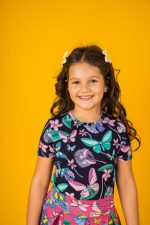 Navy Butterflies t-shirt - Image 3