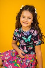 Navy Butterflies t-shirt - Image 5