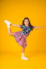 Spódniczka z szortami Różowe Motyle - obrazek 5