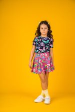 Spódniczka z szortami Różowe Motyle - obrazek 7