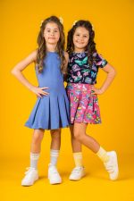 Spódniczka z szortami Różowe Motyle - obrazek 8