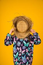 Bluza Kangurka Granatowe Motyle - obrazek 2